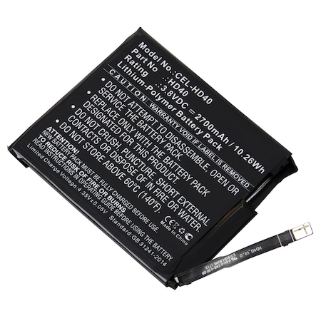 Ultralast Cell Phone Battery, CEL-HD40 CEL-HD40